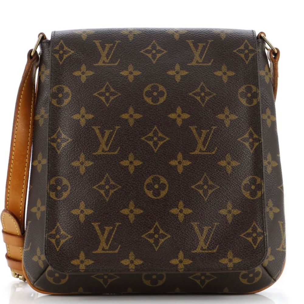 Authentic Louis Vuitton Musette Salsa Handbag Monogram Canvas PM